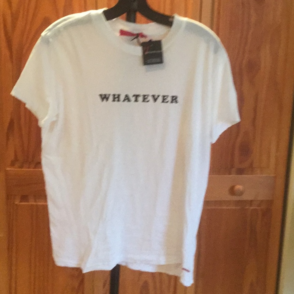 N.philanthropy white ‘whatever’ tee